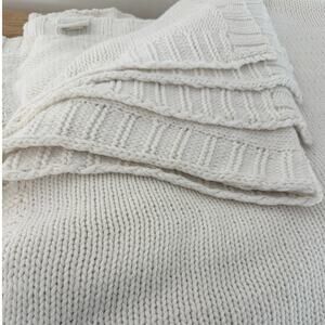 Threshold ivory layering blanket full/queen size cozy new without tags
